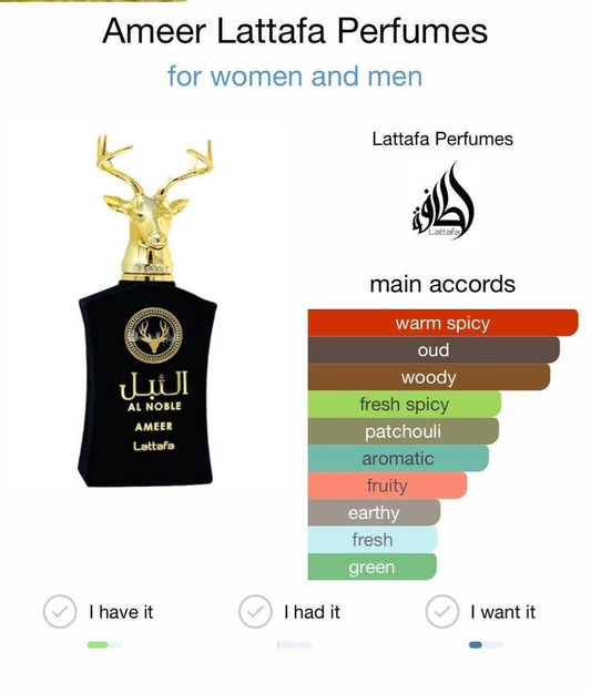 The Noble Ameer - LATTAFA 100 ml