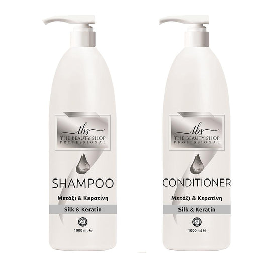 Σετ Μετάξι Κερατίνη Σαμπουάν & Conditioner1lt