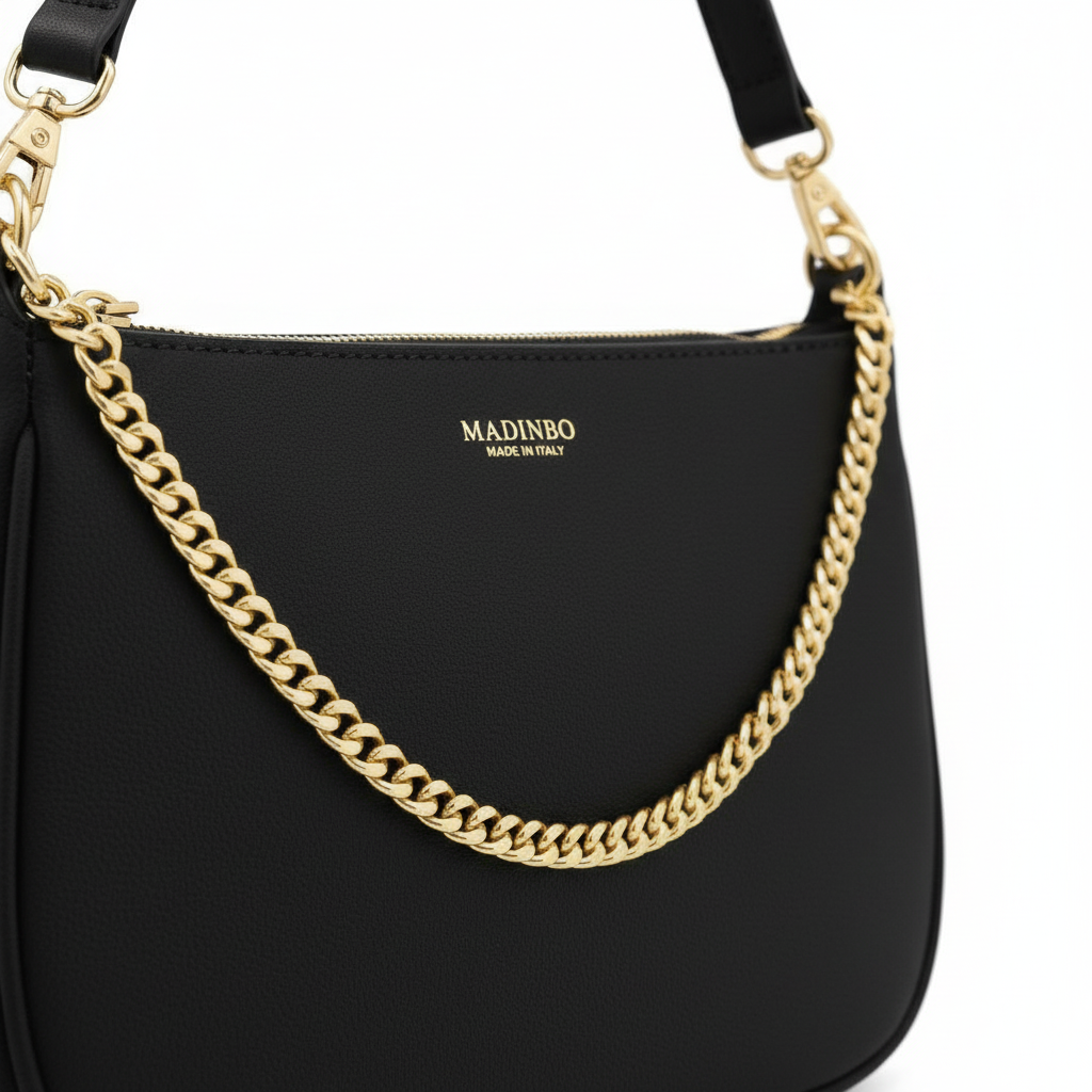 AQUA MADINBO BAG - MADE IN ITALY - BAROQUE LION GRAPHIC